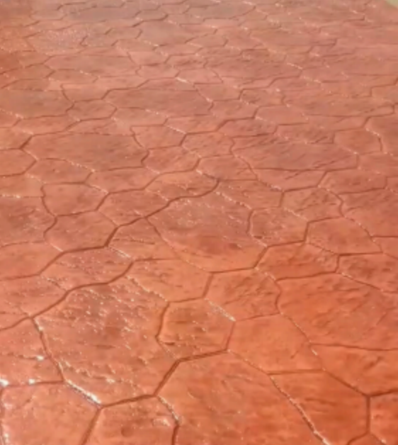 戶外仿磚壓印地坪